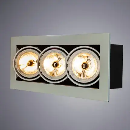 Точечный светильник Arte Lamp A5930PL-3WH CARDANI MEDIO — белый, ракурс 2