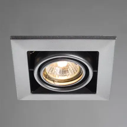 Точечный светильник Arte Lamp A5941PL-1SI CARDANI PICCOLO — серый, ракурс 2