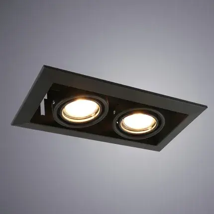 Точечный светильник Arte Lamp A5941PL-2BK CARDANI PICCOLO — черный, ракурс 2