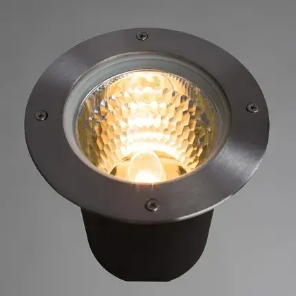Встраиваемый в дорогу светильник Arte Lamp A6013IN-1SS PIAZZA — серебряный, ракурс 2