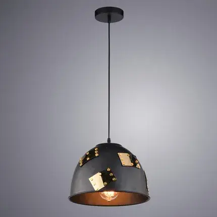 Светильник Arte Lamp A6023SP-1BK EURICA — черный, ракурс 2