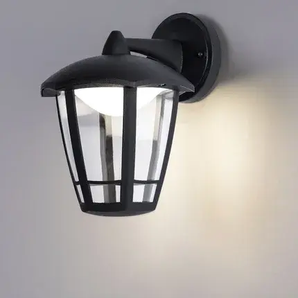 Уличный светильник Arte Lamp A6064AL-1BK ENIF — черный, ракурс 2