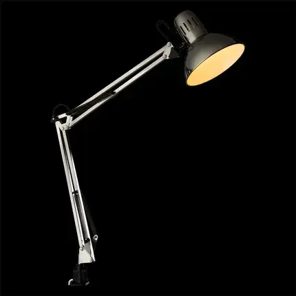 Настольная лампа Arte Lamp A6068LT-1SS SENIOR — серебряный, ракурс 2