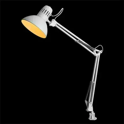 Настольная лампа Arte Lamp A6068LT-1WH SENIOR — белый, ракурс 2