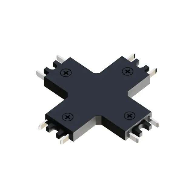 Коннектор X-образный для накладного шинопровода Arte Lamp A613706X RAPID-ACCESSORIES — черный