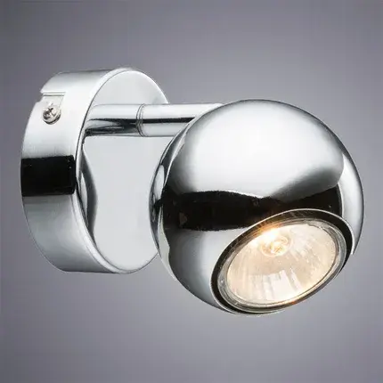 Спот Arte Lamp A6251AP-1CC PIATTO — хром, ракурс 2