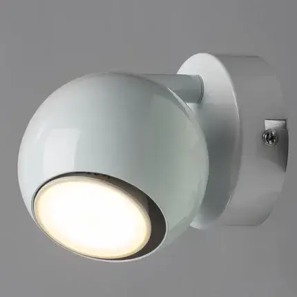Спот Arte Lamp A6251AP-1WH PIATTO — белый, ракурс 2