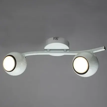 Спот Arte Lamp A6251PL-2WH PIATTO — белый, ракурс 2