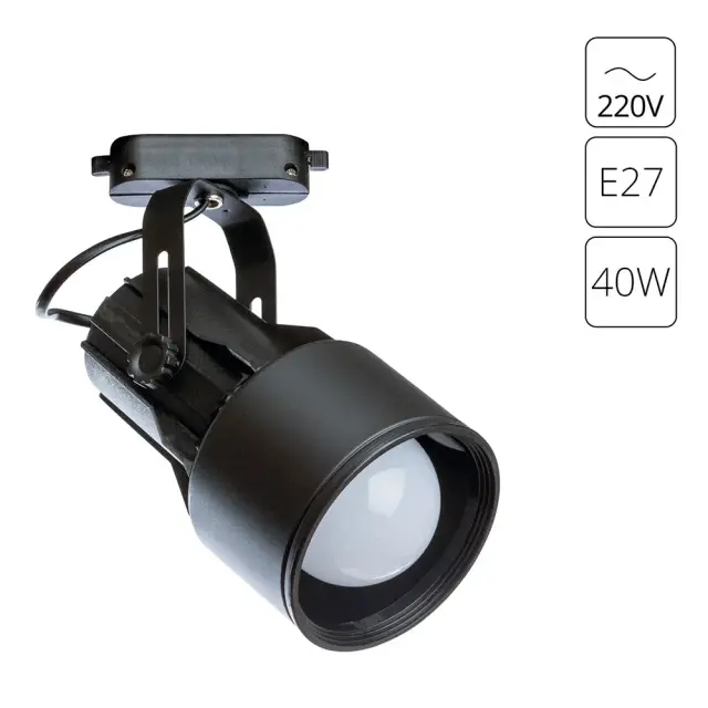Светильник для однофазного трека Arte Lamp A6252PL-1BK LYRA — черный