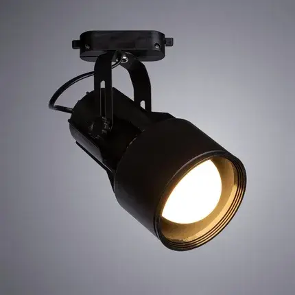 Светильник для однофазного трека Arte Lamp A6252PL-1BK LYRA — черный, ракурс 2