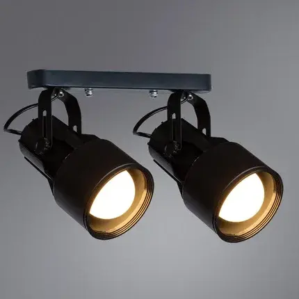 Спот Arte Lamp A6252PL-2BK LYRA — черный, ракурс 2
