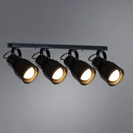 Спот Arte Lamp A6252PL-4BK LYRA — черный, ракурс 2