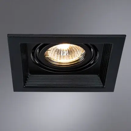 Точечный светильник Arte Lamp A6661PL-1BK CANIS — черный, ракурс 2