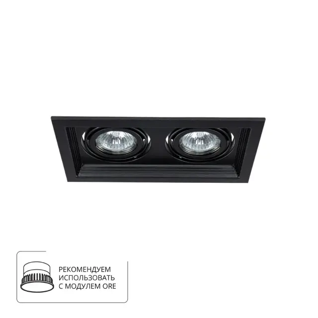 Точечный светильник Arte Lamp A6661PL-2BK CANIS — черный