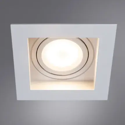 Точечный светильник Arte Lamp A6662PL-1WH Simplex — белый, ракурс 2