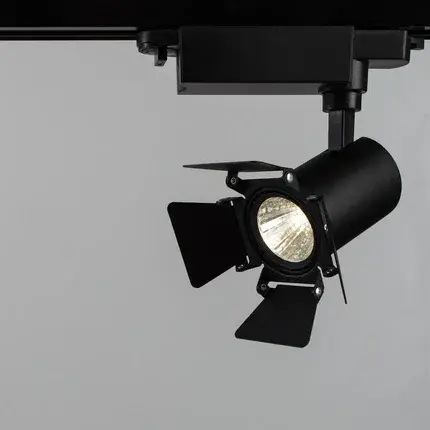 Светильник для однофазного трека Arte Lamp A6709PL-1BK FALENA — черный, ракурс 2