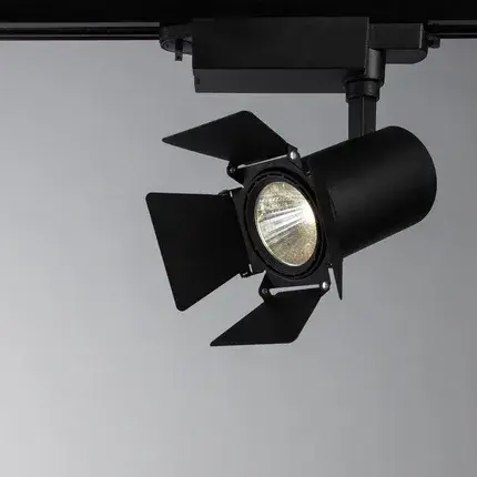Светильник для однофазного трека Arte Lamp A6720PL-1BK FALENA — черный, ракурс 2