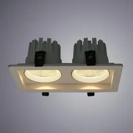 Точечный светильник Arte Lamp A7007PL-2WH PRIVATO — белый, ракурс 2