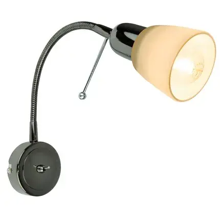 Бра Arte Lamp A7009AP-1BC LETTURA — хром, ракурс 2