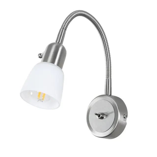 Бра Arte Lamp A7009AP-1SS LETTURA — серебряный