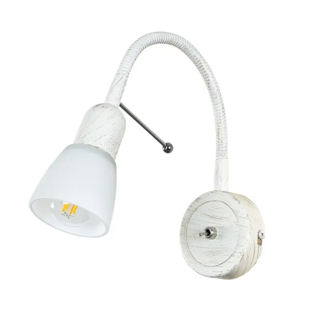 Бра Arte Lamp A7009AP-1WG LETTURA — белое золото