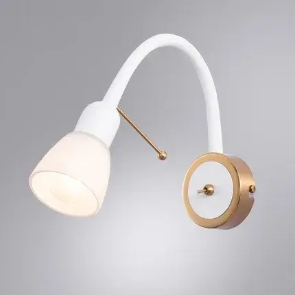 Бра Arte Lamp A7009AP-1WH LETTURA — белый, ракурс 2