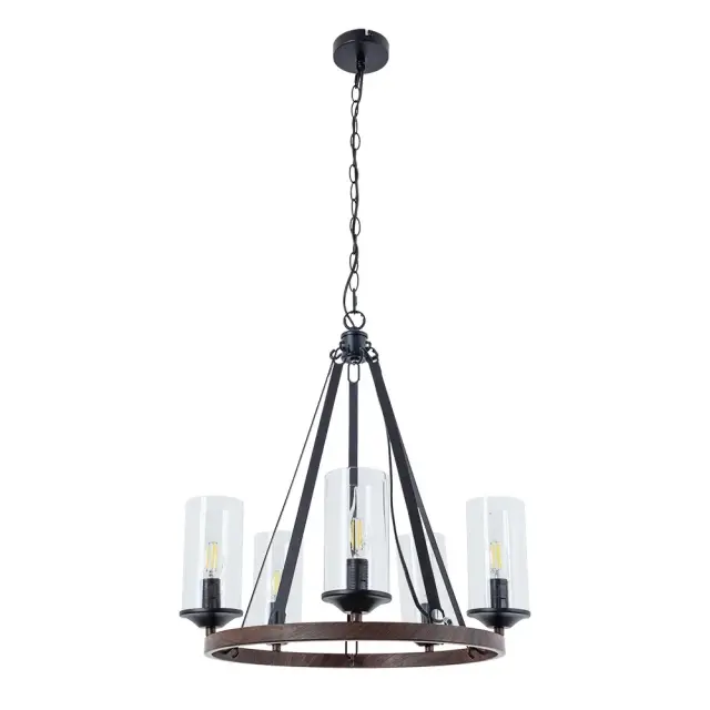 Люстра Arte Lamp A7014SP-5BK DALIM — черный