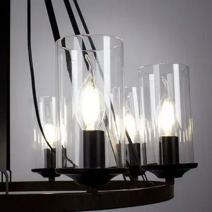 Люстра Arte Lamp A7014SP-8BK DALIM — черный, ракурс 3