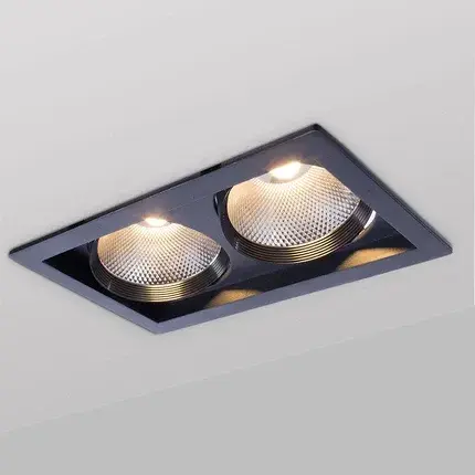 Точечный светильник Arte Lamp A7018PL-2BK PRIVATO — черный, ракурс 2