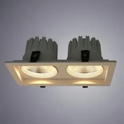 Точечный светильник Arte Lamp A7018PL-2WH PRIVATO — белый, ракурс 2