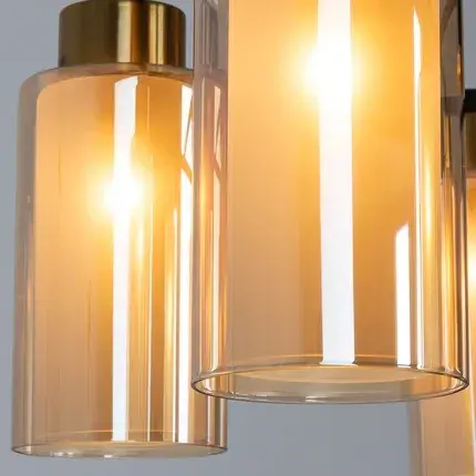 Люстра Arte Lamp A7027PL-6BK LEO — черный, ракурс 3