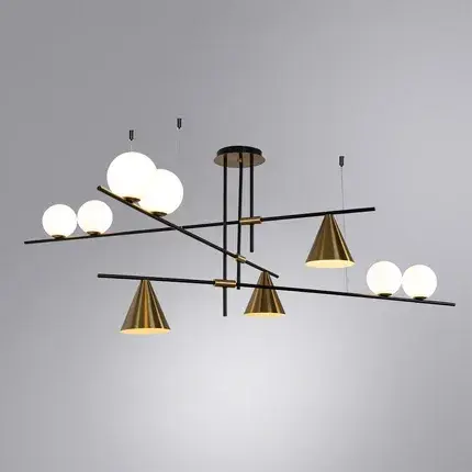 Светильник Arte Lamp A7029PL-9BK JACOB — черный, ракурс 2