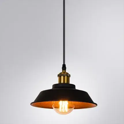 Светильник Arte Lamp A7038SP-1BK CAPPELLO — черный, ракурс 2