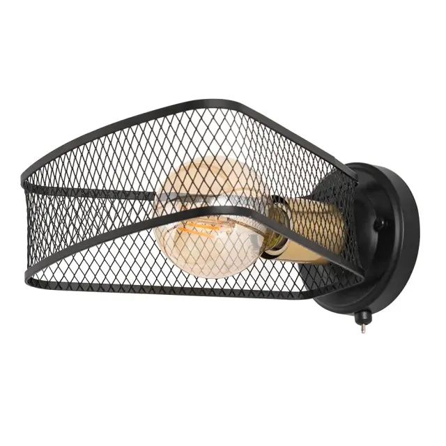 Бра Arte Lamp A7044AP-1BK MAASYM — черный