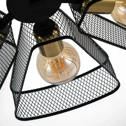 Люстра Arte Lamp A7044PL-6BK MAASYM — черный, ракурс 4