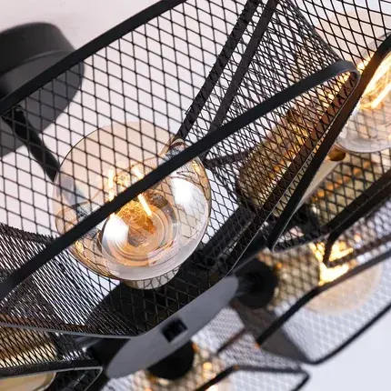 Люстра Arte Lamp A7044PL-8BK MAASYM — черный, ракурс 4