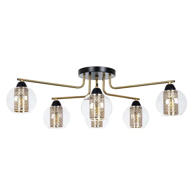 Люстра Arte Lamp A7045PL-6BK MANCHESTER — черный