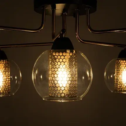 Люстра Arte Lamp A7045PL-6BK MANCHESTER — черный, ракурс 3