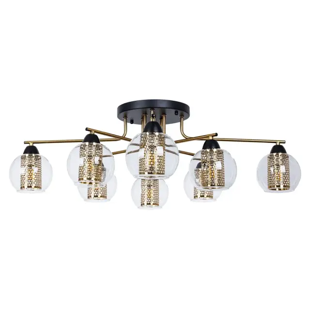 Люстра Arte Lamp A7045PL-8BK MANCHESTER — черный