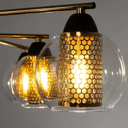 Люстра Arte Lamp A7045PL-8BK MANCHESTER — черный, ракурс 3