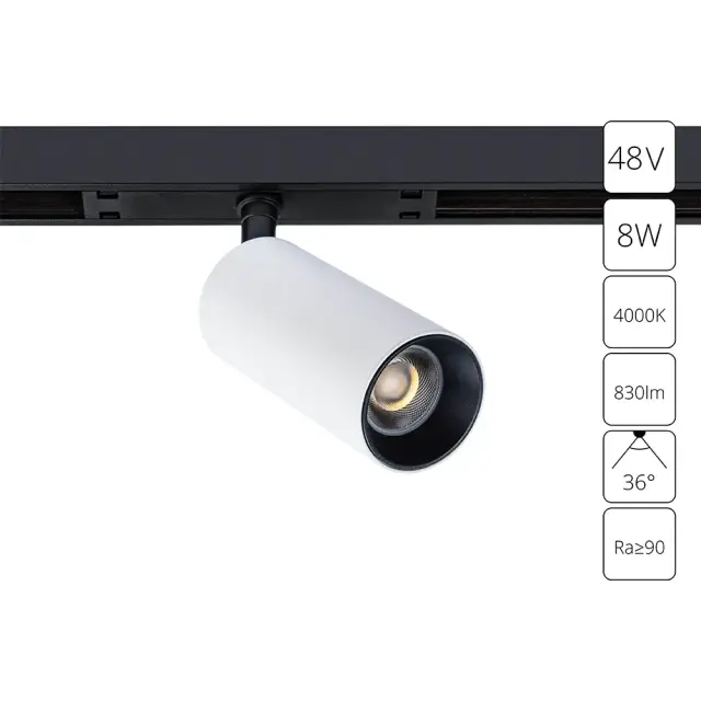 Светильник для магнитного трека Arte Lamp A7260PL-1WH OPTIMA — черный