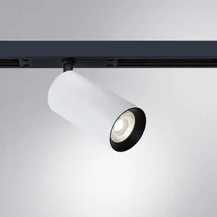 Светильник для магнитного трека Arte Lamp A7261PL-1WH OPTIMA — черный, ракурс 2