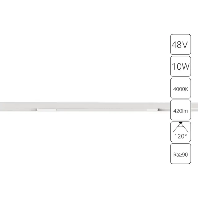Светильник для магнитного трека Arte Lamp A7263PL-1WH OPTIMA — белый
