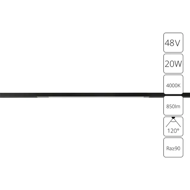 Светильник для магнитного трека Arte Lamp A7264PL-1BK OPTIMA — черный