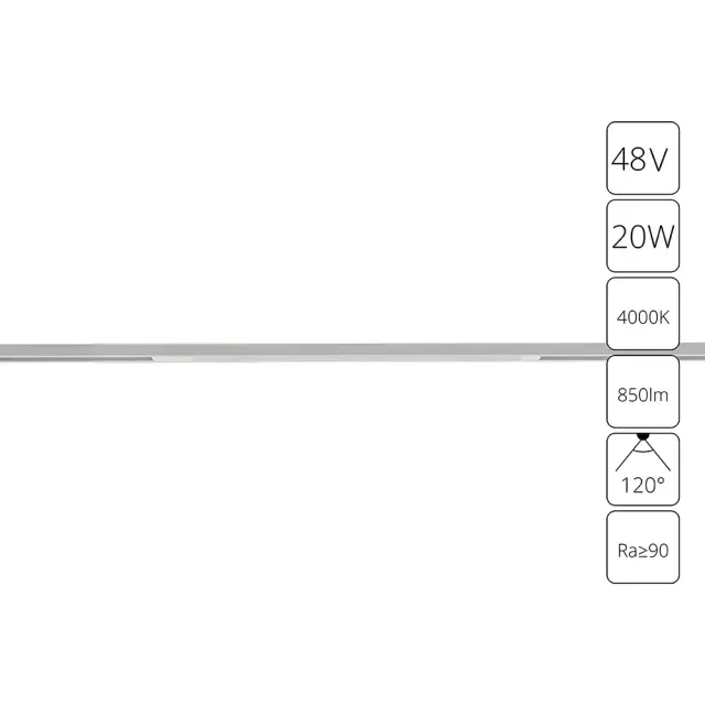 Светильник для магнитного трека Arte Lamp A7264PL-1WH OPTIMA — белый