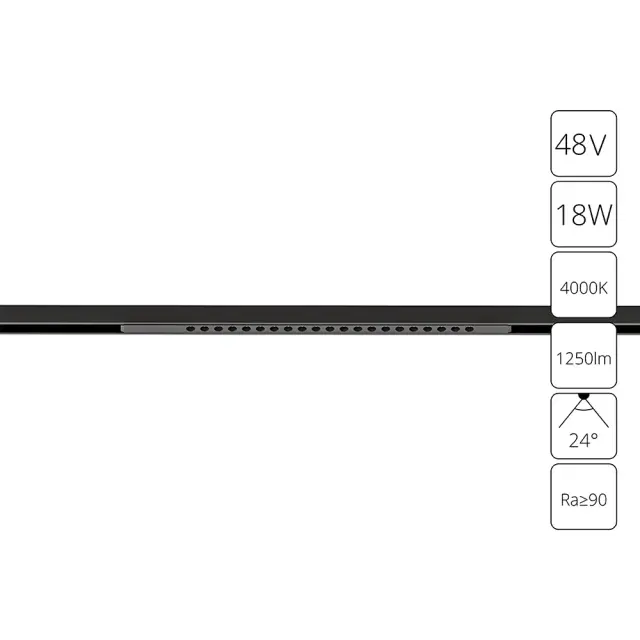 Светильник для магнитного трека Arte Lamp A7267PL-1BK OPTIMA — черный