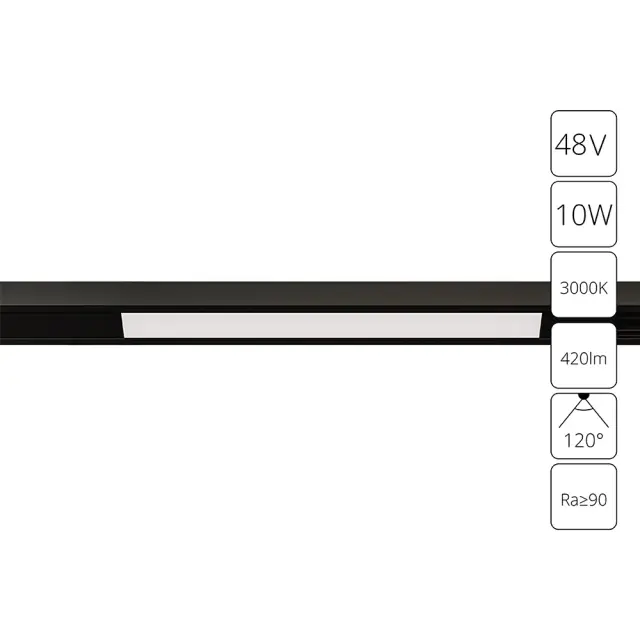 Светильник для магнитного трека Arte Lamp A7283PL-1BK OPTIMA — черный