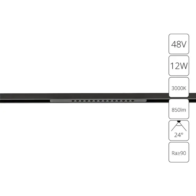 Светильник для магнитного трека Arte Lamp A7286PL-1BK OPTIMA — черный