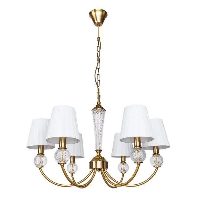 Люстра Arte Lamp A7301LM-6PB GRACIE — бронза