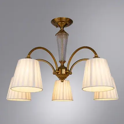 Люстра Arte Lamp A7301PL-5PB GRACIE — бронза, ракурс 2
